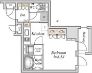 ラドゥセール巣鴨 910 間取り図