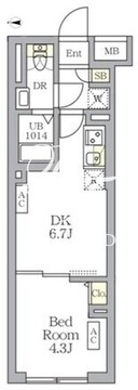 ソラシアレジデンス荻窪 303 間取り図