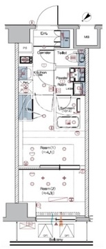 シーフォルム板橋 207 間取り図