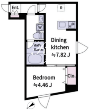アラート目白 306 間取り図