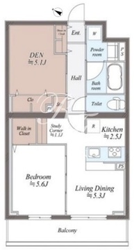 シンフォニーパーク 403 間取り図