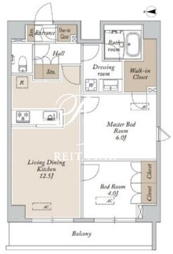 HF東尾久レジデンス 605 間取り図