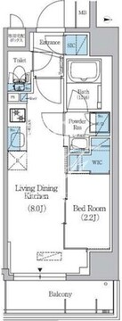 アーバネックス錦糸公園3 1104 間取り図