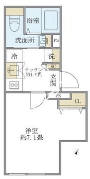 プラティーク中野坂上 301 間取り図