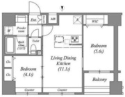 ACPレジデンス中野新橋 201 間取り図