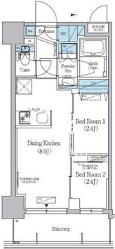 アーバネックス錦糸公園3 203 間取り図