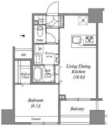 ACPレジデンス中野新橋 204 間取り図