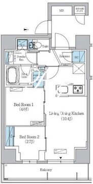 アーバネックス錦糸公園3 901 間取り図