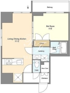 クラリティア上野稲荷町 301 間取り図