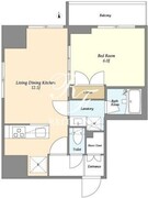 クラリティア上野稲荷町 1101 間取り図