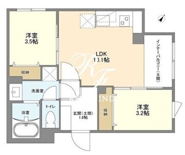 ウェルスクエア目黒 401 間取り図