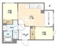 ウェルスクエア目黒 401 間取り図