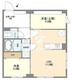 ウェルスクエア目黒 503 間取り図