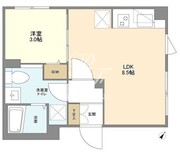 ウェルスクエア目黒 501 間取り図