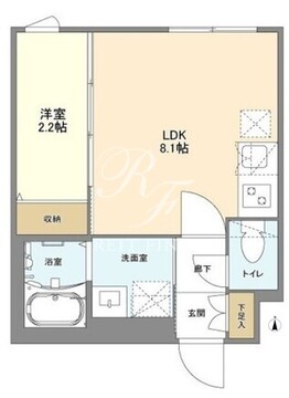 ウェルスクエア八幡山 202 間取り図
