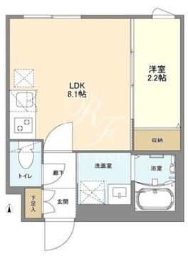 ウェルスクエア八幡山 203 間取り図