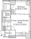 プラティーヌ新宿新都心 1901 間取り図