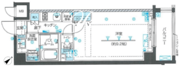 ズーム目黒不動前 605 間取り図