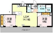 ロイジェント上板橋 401 間取り図