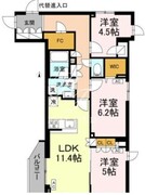 ロイジェント上板橋 501 間取り図