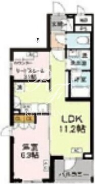ロイジェント上板橋 205 間取り図