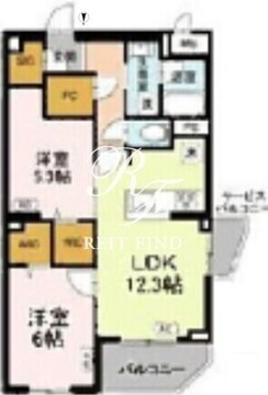 ロイジェント上板橋 101 間取り図