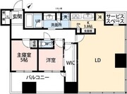 キャピタルゲートプレイス 4604 間取り図