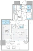 パークシティ中野ザタワーブリーズ 414 間取り図