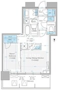 パークシティ中野ザタワーブリーズ 514 間取り図