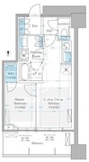 パークシティ中野ザタワーブリーズ 816 間取り図