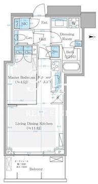 パークシティ中野ザタワーブリーズ 1111 間取り図