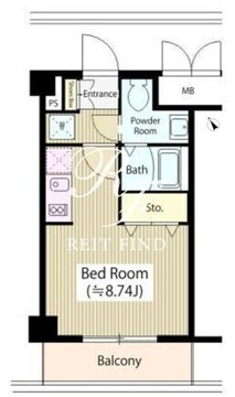 ブリリアント恵比寿 204 間取り図