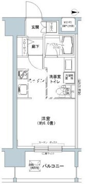 パークキューブ板橋本町 810 間取り図