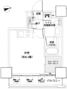 パークキューブ愛宕山タワー 505 間取り図