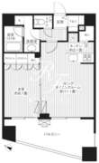 グランハイツ代々木 1203 間取り図