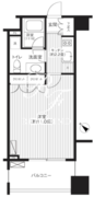 グランハイツ代々木 805 間取り図