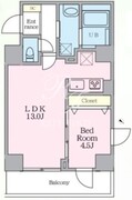 ルヴァスト ヨヨギ パーク 201 間取り図