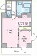 ルヴァスト ヨヨギ パーク 301 間取り図