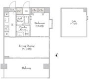ＢｌｕＲｏｃｋ豊洲 1103 間取り図