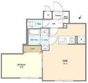 ウェルスクエアイズム武蔵小山サウス 101 間取り図