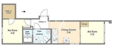 ミリアレジデンス早稲田山吹町 301 間取り図