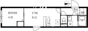 アラート錦糸町2 501 間取り図