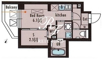 ルオーレ大塚 403 間取り図