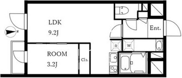 アラート錦糸町2 302 間取り図