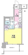 レキシントンスクエア新宿御苑 703 間取り図
