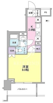 レキシントンスクエア新宿御苑 703 間取り図