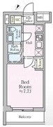 アイルプレミアム赤羽ウエスト 206 間取り図