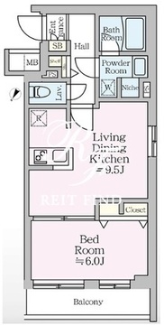 アイルプレミアム赤羽ウエスト 406 間取り図