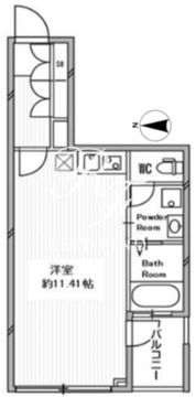 白金高輪レジデンス 403 間取り図
