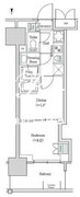 ブルックサイドレジデンス木場 536 間取り図